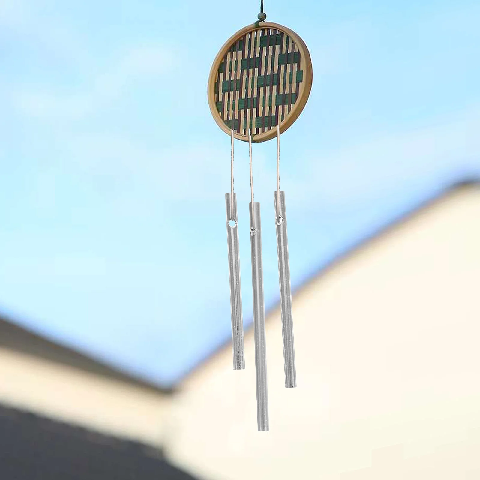 30 Pcs Wind Chime Tubes Aluminum Material Rust Resistant Pre Drilled Empty Chimes Kit Silver Tone Garden Supplies Wind Chimes