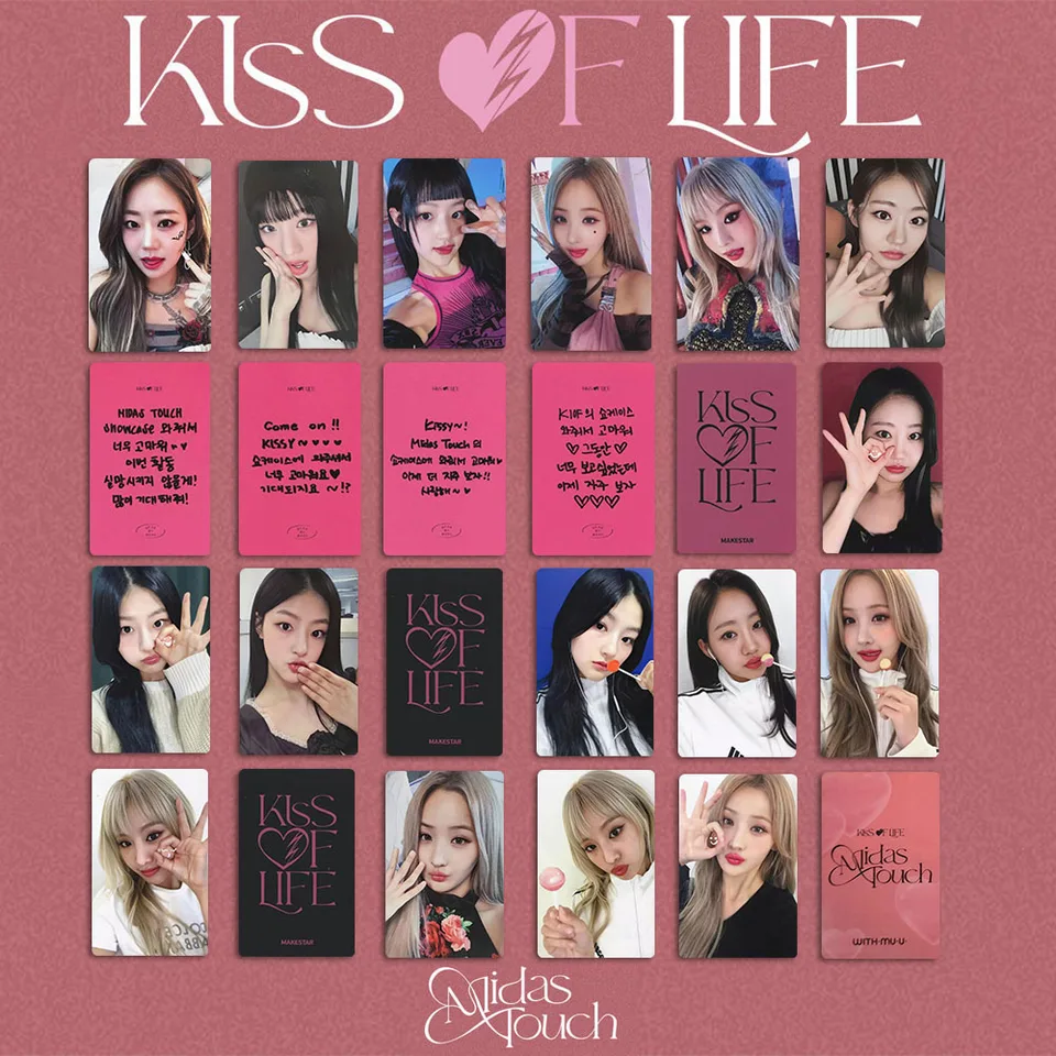 KISS OF LIFE キスオブライフ ジュリー ポラロイド チェキ シェフ KPOP KISS OF LIFE 4pcs LOMO Card JULIE NATTY KIOF Star