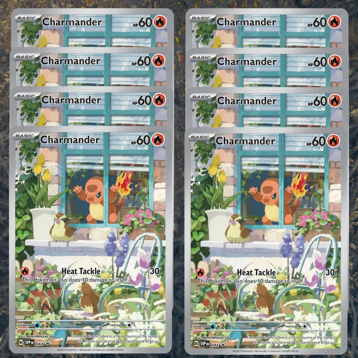 Charmander Premium Collectible Anime Cards with Foil Texture - Perfect Condition