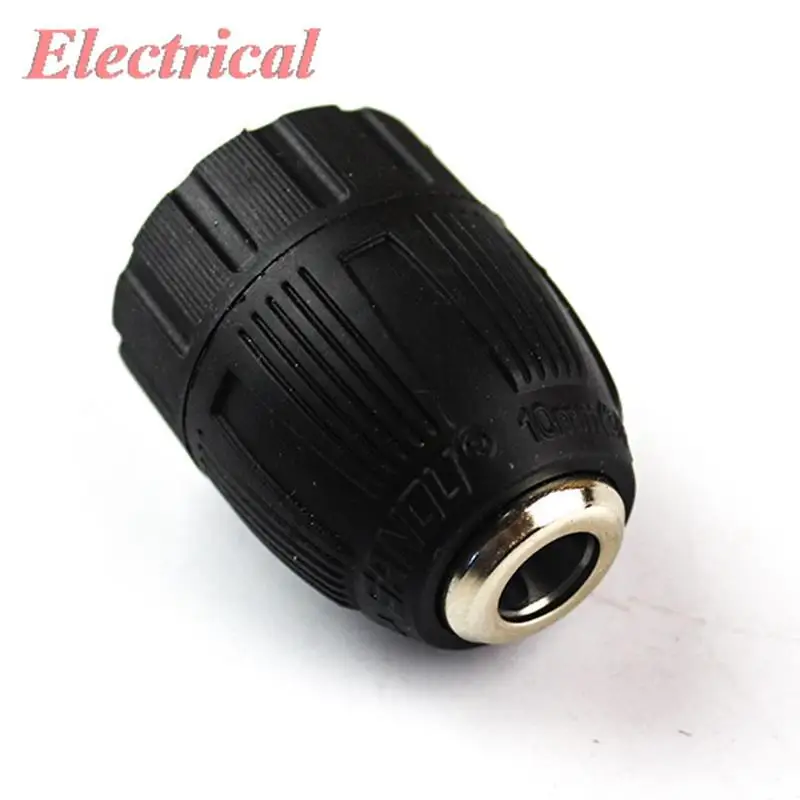 

1pc 3/8 24UNF 1/2 20UNF Keyless Drill Chuck 0.8-10mm Plastic Self-locking Clamp Hole 1/2 12.6mm