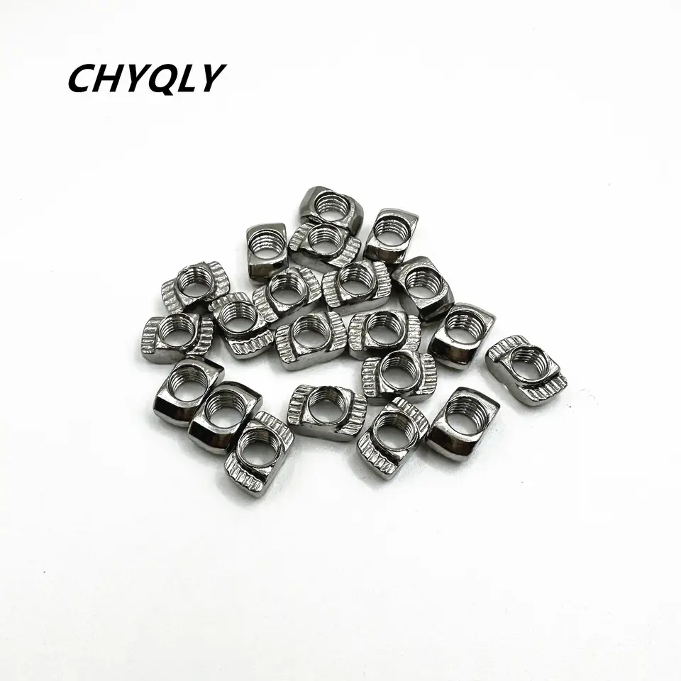Stainless Steel T-Nuts M3/M4/M5/M6/M8 For 20/30/40 SeriesT Nut Hammer Drop In Nut Fasten Connector 2020/3030/4040 Aluminum image 1