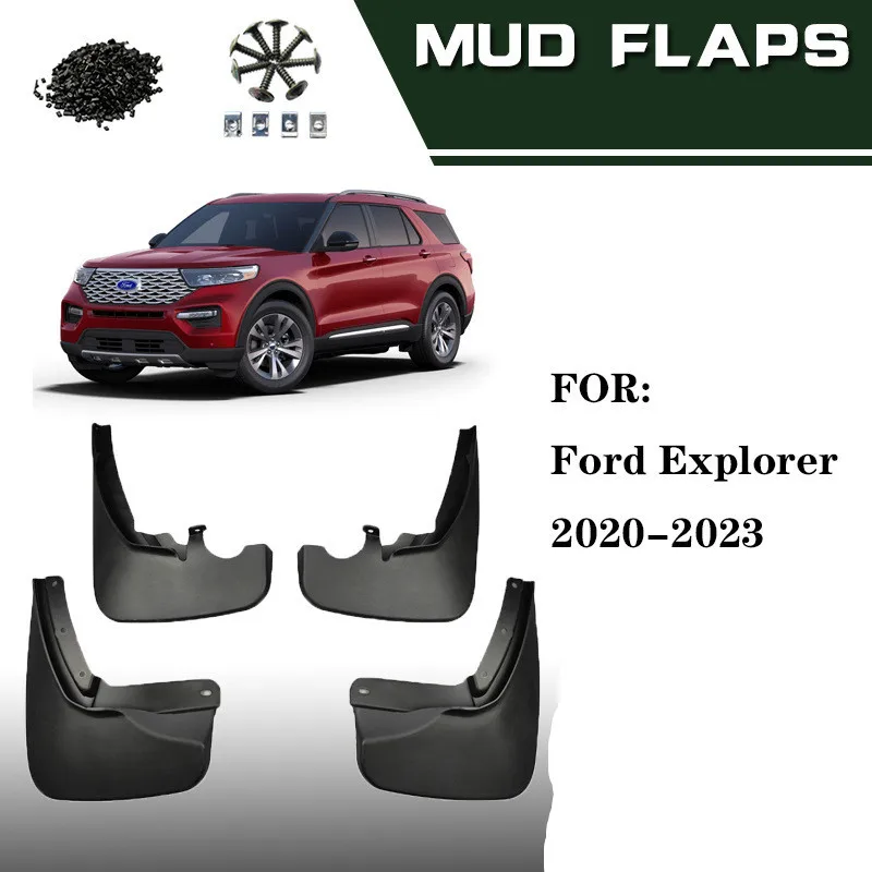 

Front Rear Car Mud flaps for For Ford Explorer U625 2020 2021 2022 Mudguards Mudflaps Mud Guards Fenders Mud Flaps Accessories