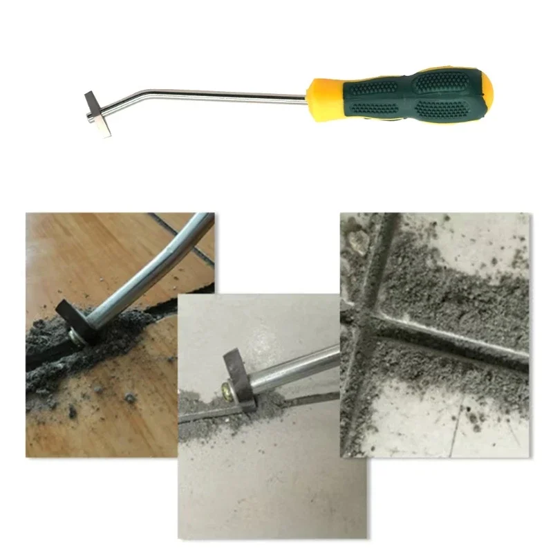 Tragbarer Fliesenreiniger aus Wolframstahl, Keramikfliesen-Reiniger, abgewinkeltes Fugenreinigungswerkzeug, Fliesenreinigung, Dropshipping – Detail 8