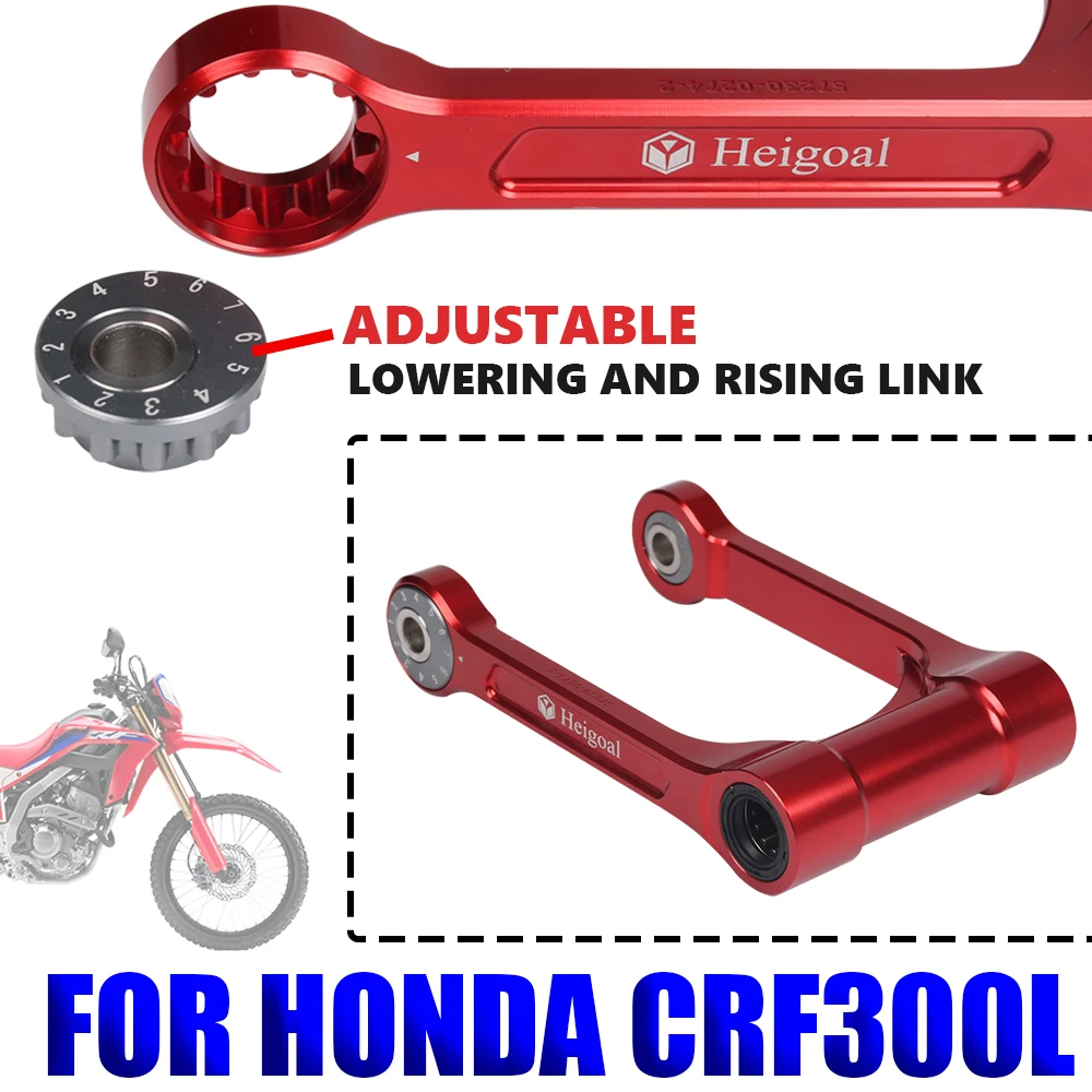 For Honda CRF300L CRF 300 L 300L CRF300 L 2021 2022 Motorcycle Accessories Rear Lowering Kit