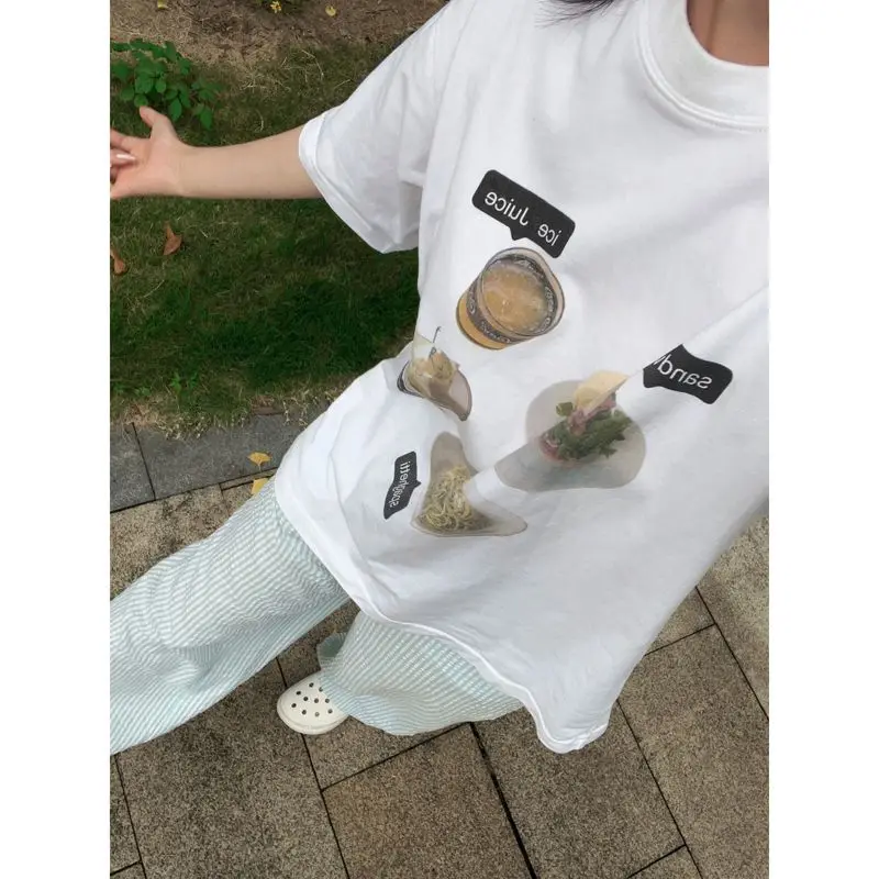 Loose Casual Pajama Pants for Women's Summer 2024 New Oversized Bubble Pants Straight Leg Wide Leg Long Pants