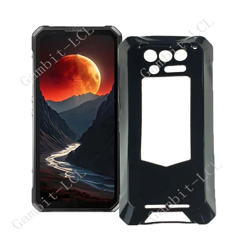 Durable TPU Soft Silicone Phone Cover with Back Holder Bracket