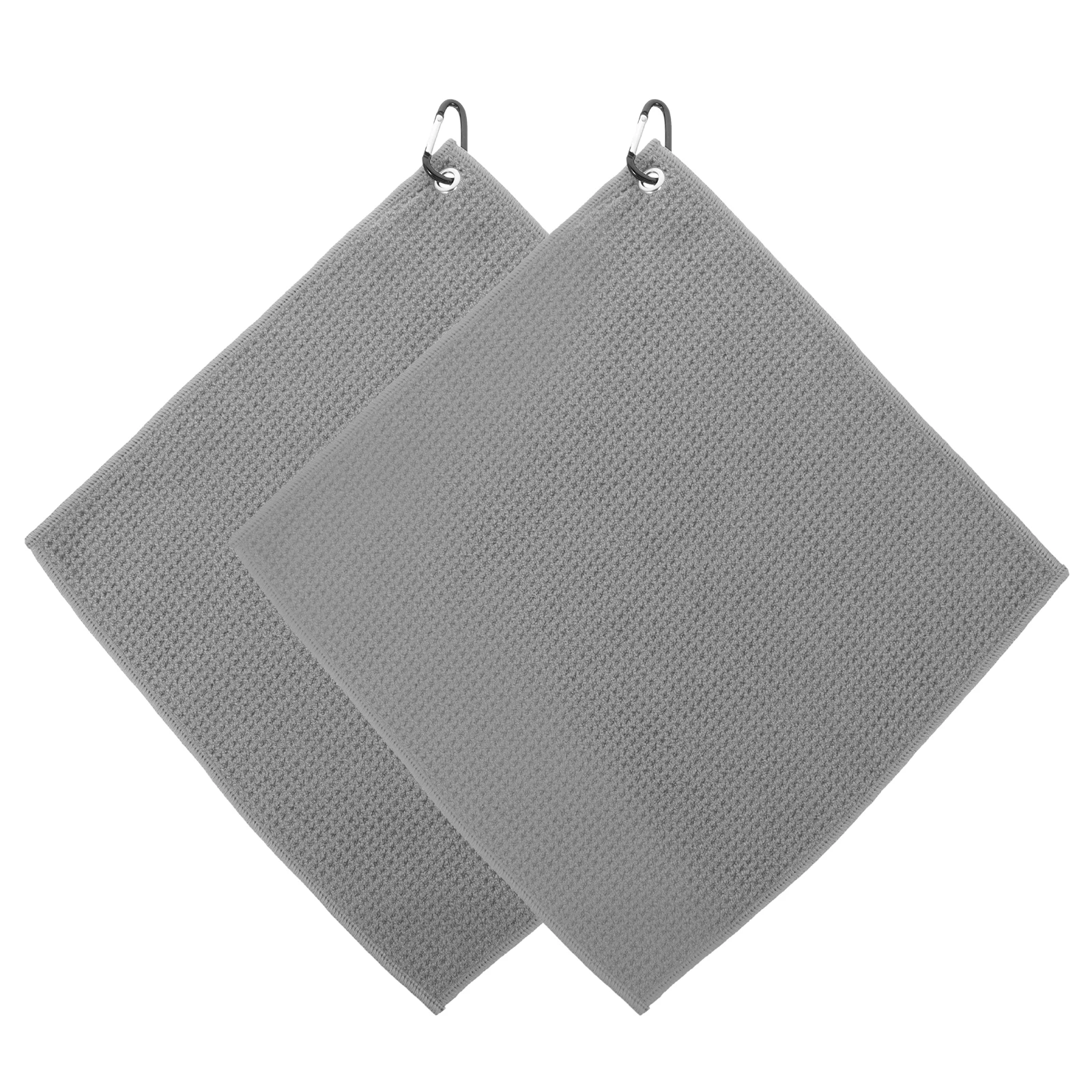 

2Pcs Golfs Ball Cleaner Towels Outdoor Sports Golfs Towel With Carabiner Portable Microfiber Golfs Cleaning Towel Wholesale