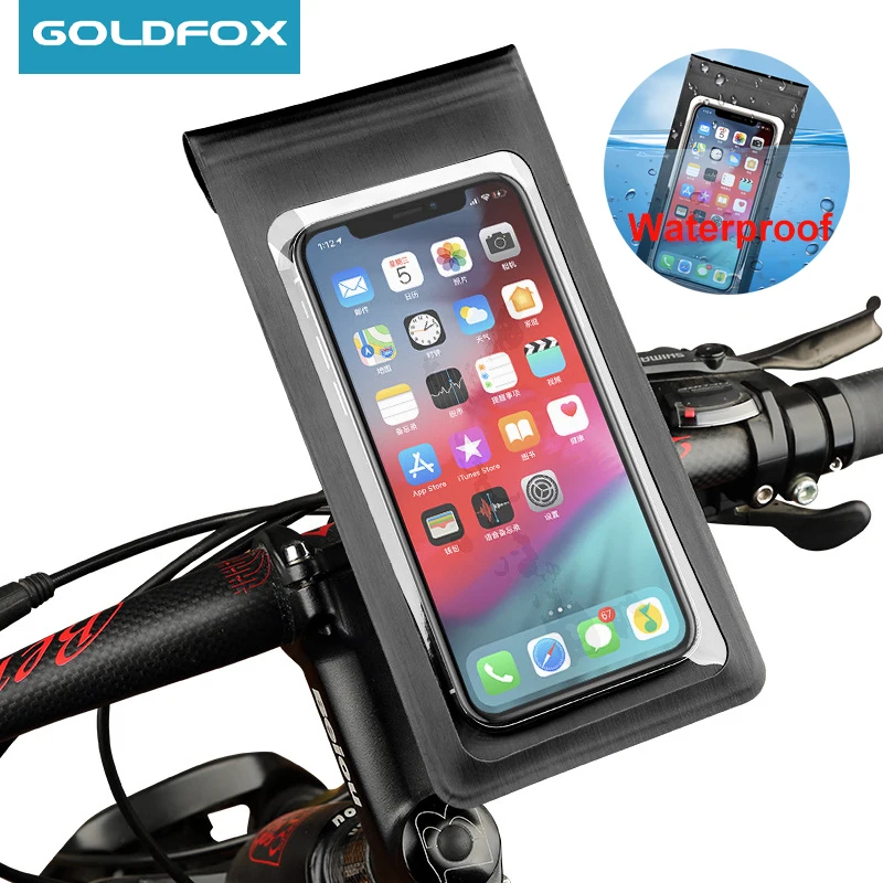 Rain Water Proof Bicycle Bike Handlebar Mount Holder Case For Many Mobile Phones 