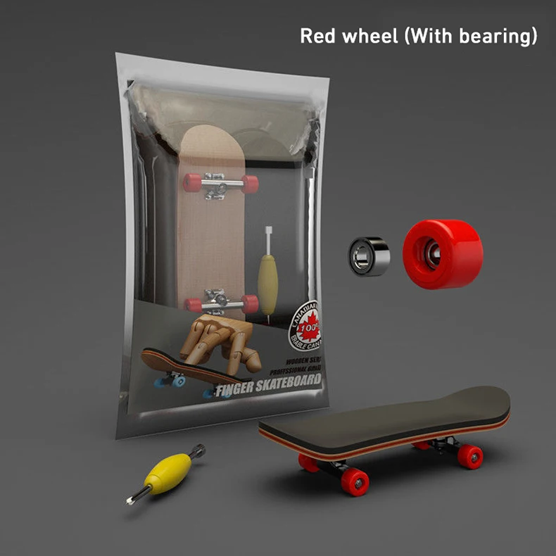 Puzzle Spielzeug Finger Skateboard Ahorn Holz Griffbrett Hobbys Neuheit Anti Stress Sensorischen Spielzeug Für Jungen Mini Lustige Nette Skate Geschenk – Detail 4