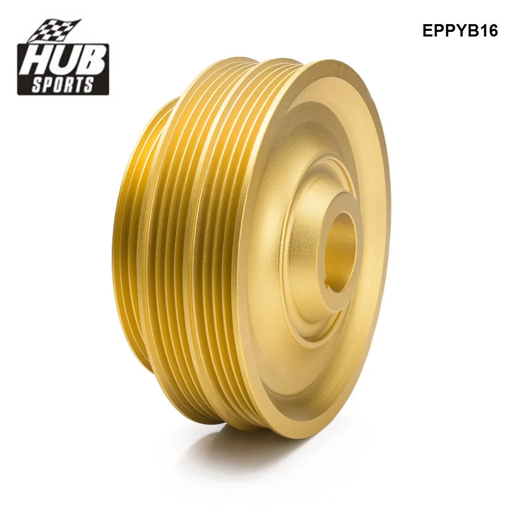 HUB sports Light Weight Aluminun Crank Pulley EPPYB16 For Honda Civic Integra CRX Del Sol B16 B18 B20