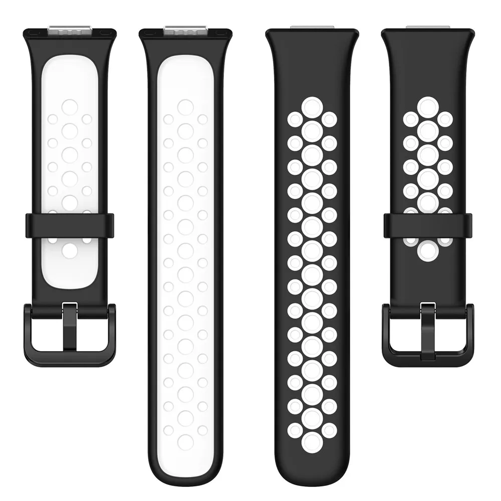 

Silicone Band For Huawei Watch FIT 2 Strap smart Wrist watchband Double Color sport Replacement bracelet fit2 correa Accessories