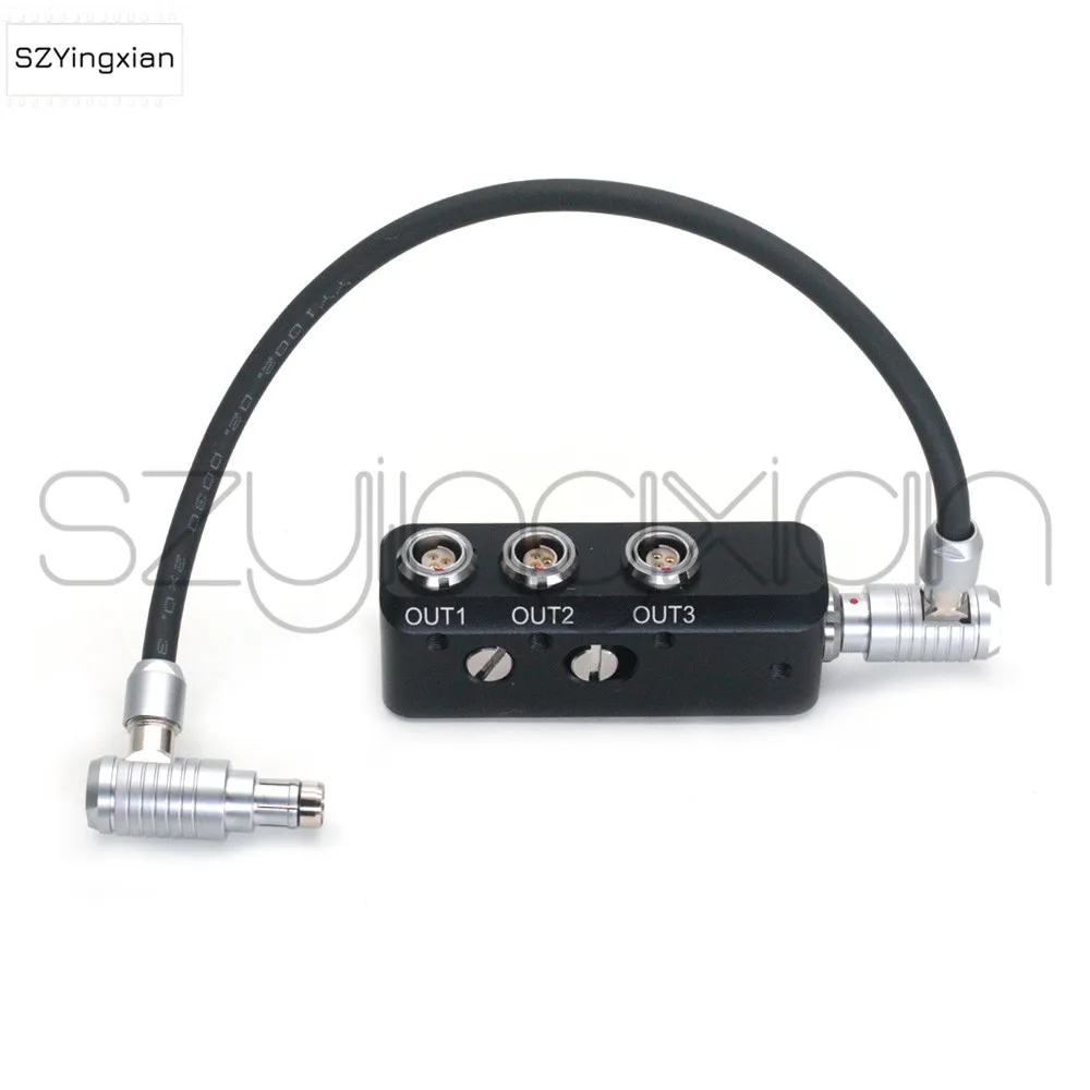 Telecamera Arre Rs 3 Pin Power Splitter Rs 3 Pin Femmina A 3 X Rs 3 Pin Femmina Cavo Adattatore Breakout Box Con Attacco Filettato 1/4"