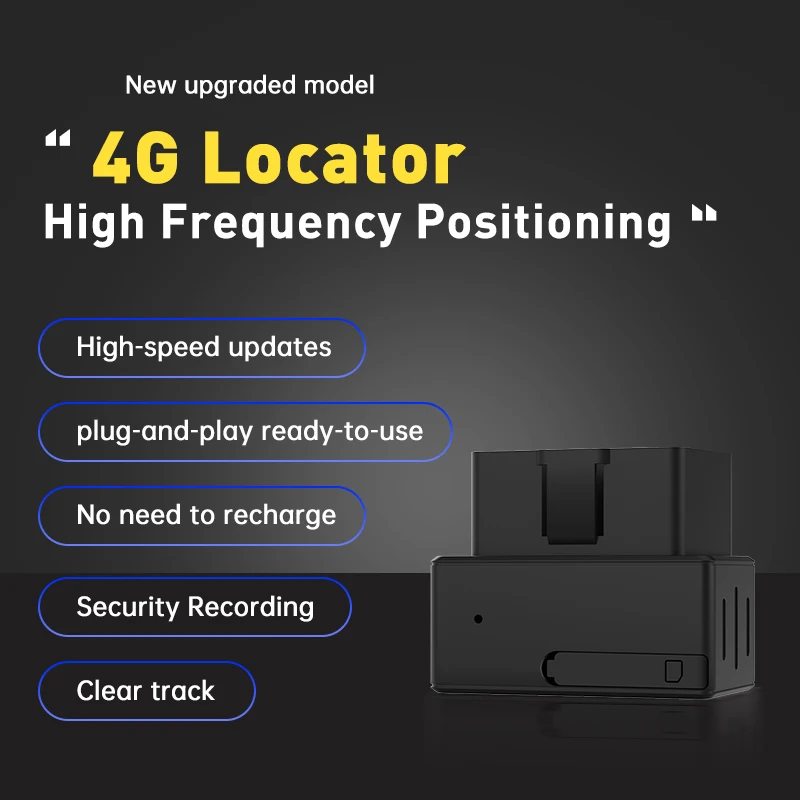 GPS locator vehicle tracking OBD Vehicle 4G locator anti-theft