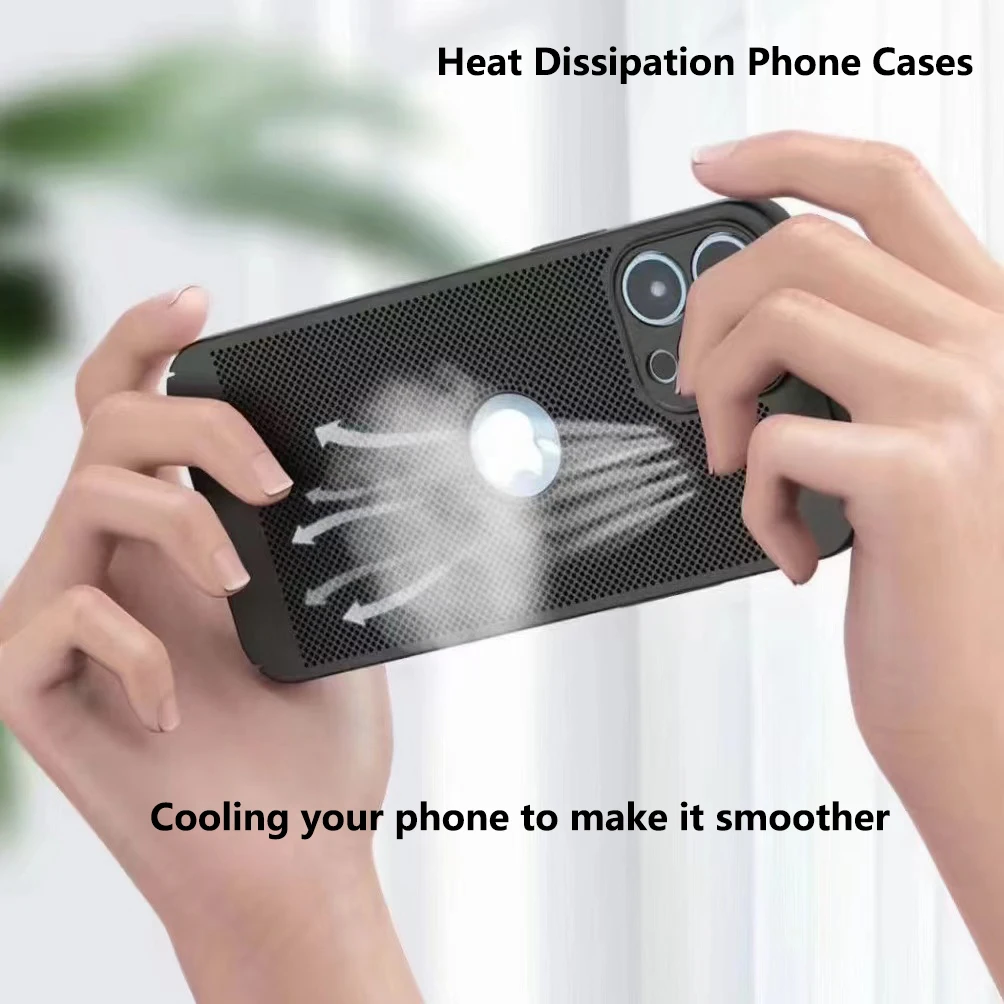 Breathable Air Vent Grid Cooling Phone Case