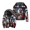 Terrifier 3 Zip up Hoodies Cosplay 3D Jackets Christmas 2024 Coat Fashion Zipper Thick Sweatshirts Hip Hop Zip Hooded Jackets 1
