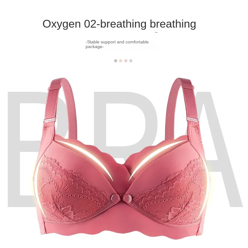 Front Open Nursing Bra Maternity Cotton Breastfeeding Pregnant Women Bralette Wire Free Maternal Underwear Lactation Clothes 4