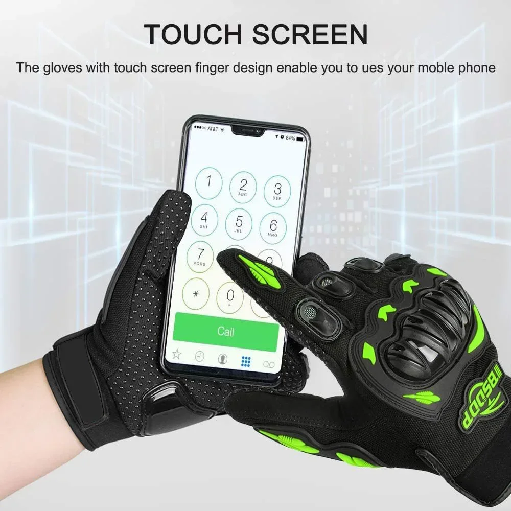 Breathable Mesh Motorcycle Gloves Touchscreen Motorbike Gloves Men Women BMX ATV MTB Riding,Road Racing,Motocross Racing,Cycling 4