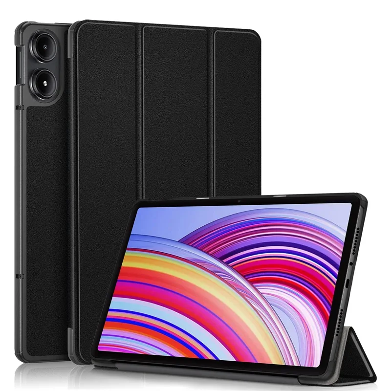 Luxury Tri-Fold Magnetic Leather Tablet Stand Case Cover