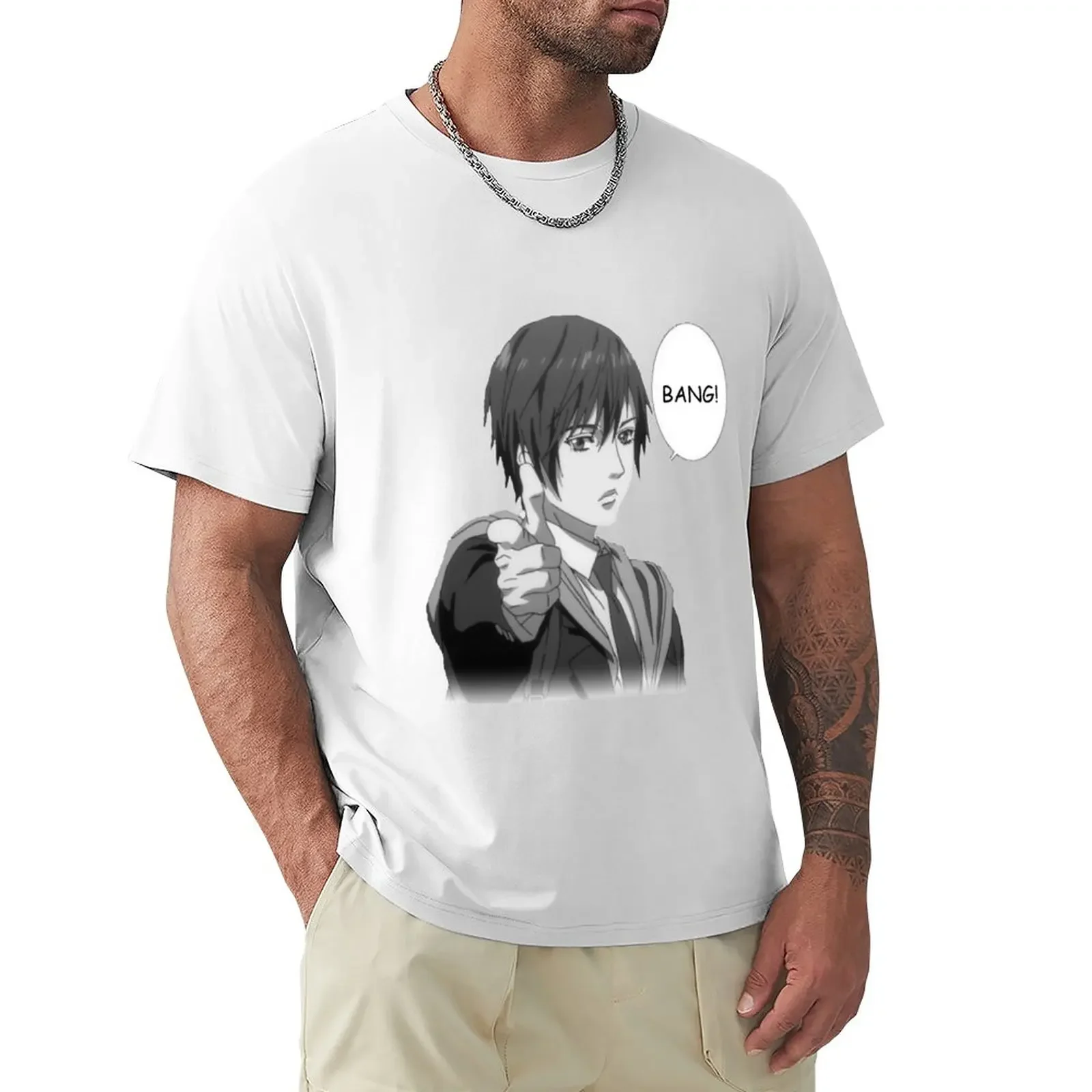 

Inuyashiki Bang T-Shirt plain graphics T-shirt men