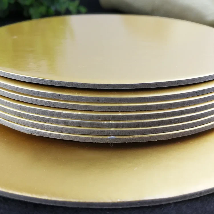 10/16/22/26cm Golden Round Cake Board Circle Cardboard Base for Cake Decorating Supplies Party Cupcake Dessert Tray Tools cake decorating tools cake making tools cake baking tools