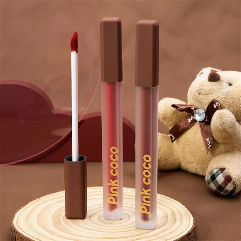 Matte Velvet Lipstick Waterproof Long Lasting Lip Gloss Lip Balm Easy To Color Women Korean Makeup Cosmetics Maquillaje TSLM1