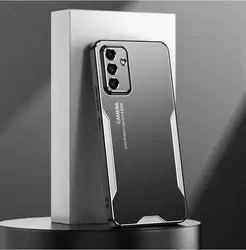 Premium Aluminum Alloy Metal Phone Case with Cold Skin Feel Finish - Galaxy A26 (Silver)