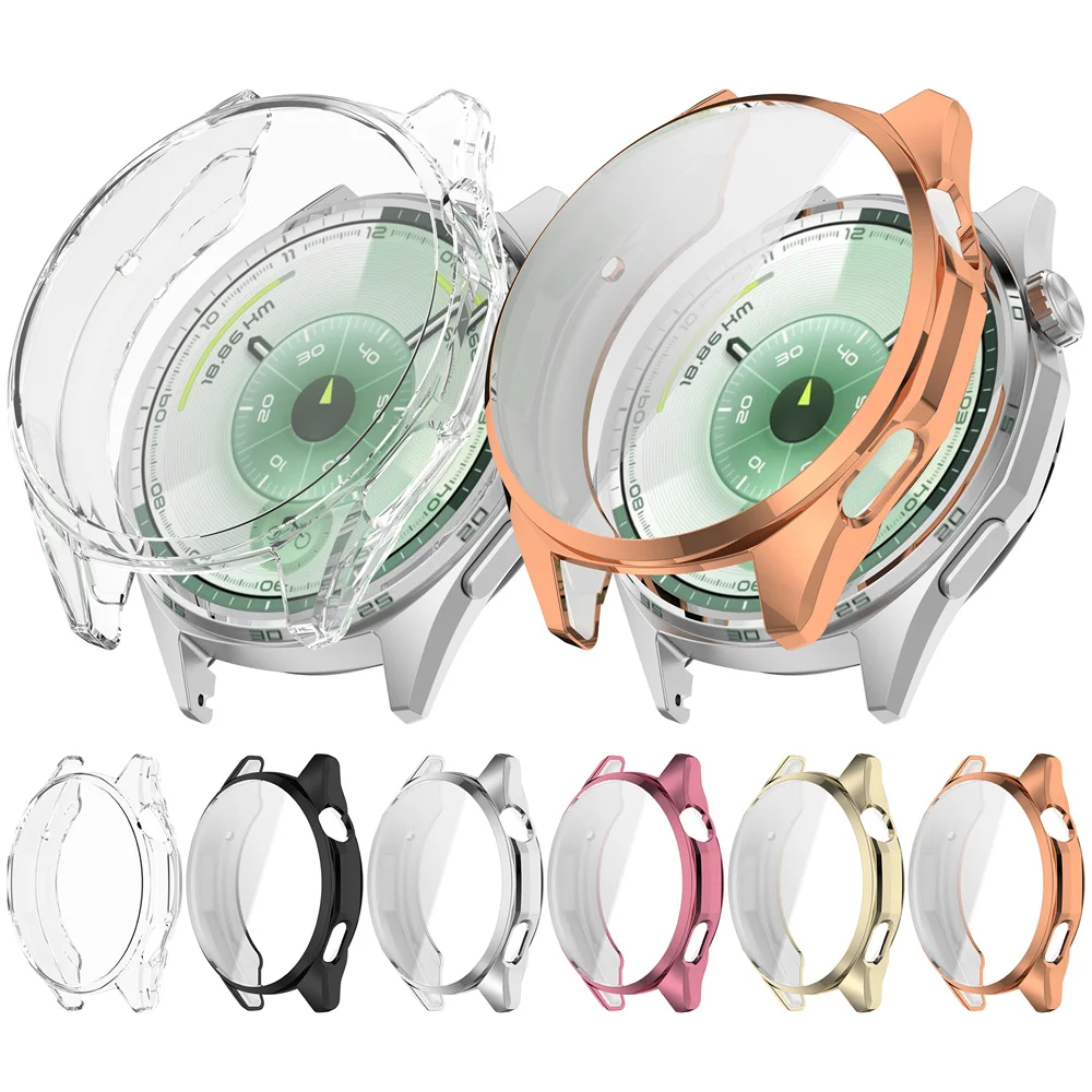 TPU Protective Case Shell Frame Cover for Huawei Watch GT6 Smartwatch