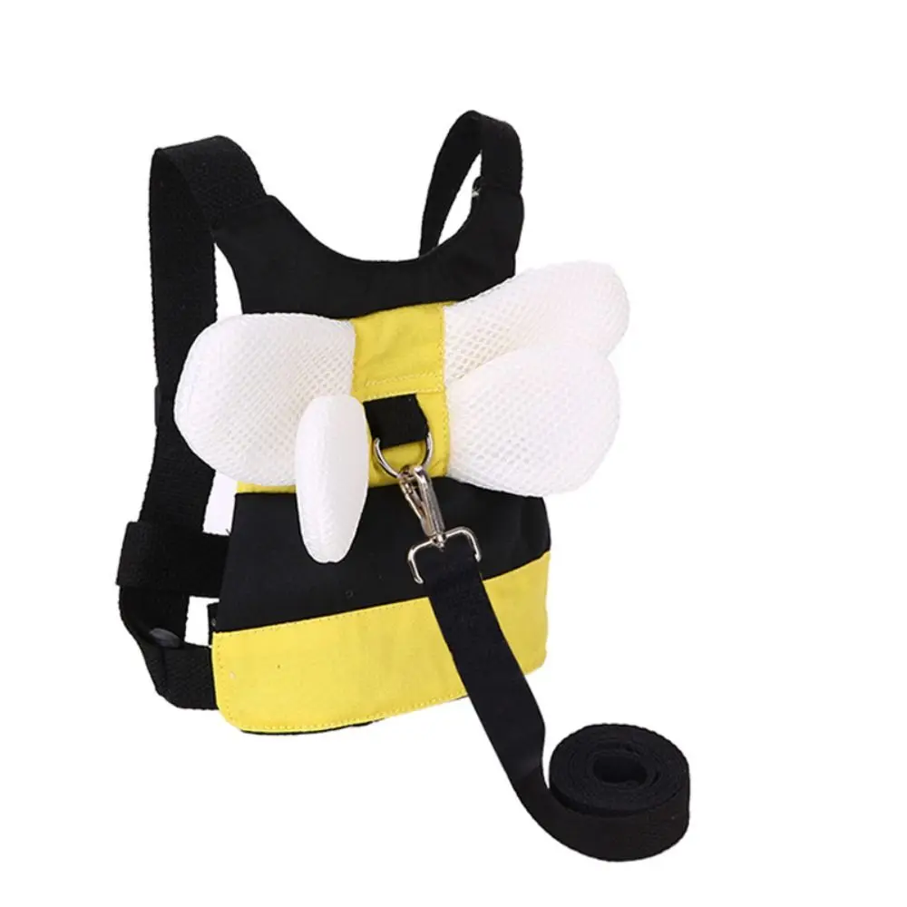 2-in-1 Design Anti-lost Walking Harness Retractable Wrist Link Strap Toddlers Leash Soft Material Spring Rope Toddler Harness