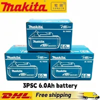 Original MAKITA 18V Rechargeable Battery 18V  6Ah Lithium Ion Cell With Battery indicator For Makita Power Tools Battery
