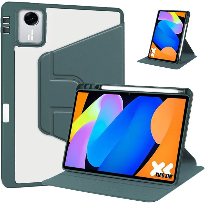 Rotating Acrylic Tablet Case with Pencil Slot