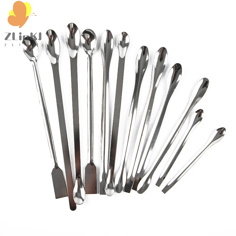 Stainless Steel Lab Spoon Spatula 12PCS lab spoon spatula