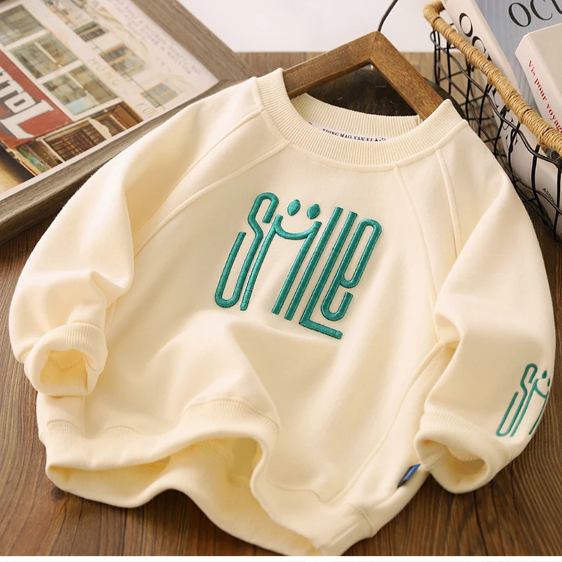 Boys Smile Letter Sweatshirt 2