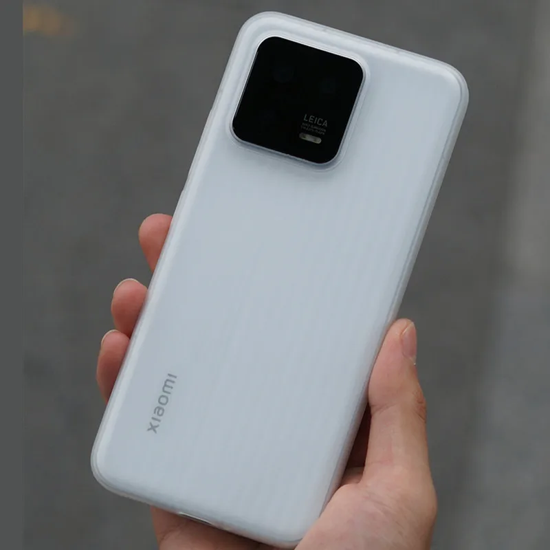 Slim Matte Textured Clear Hard Back Case - Corrugated Design