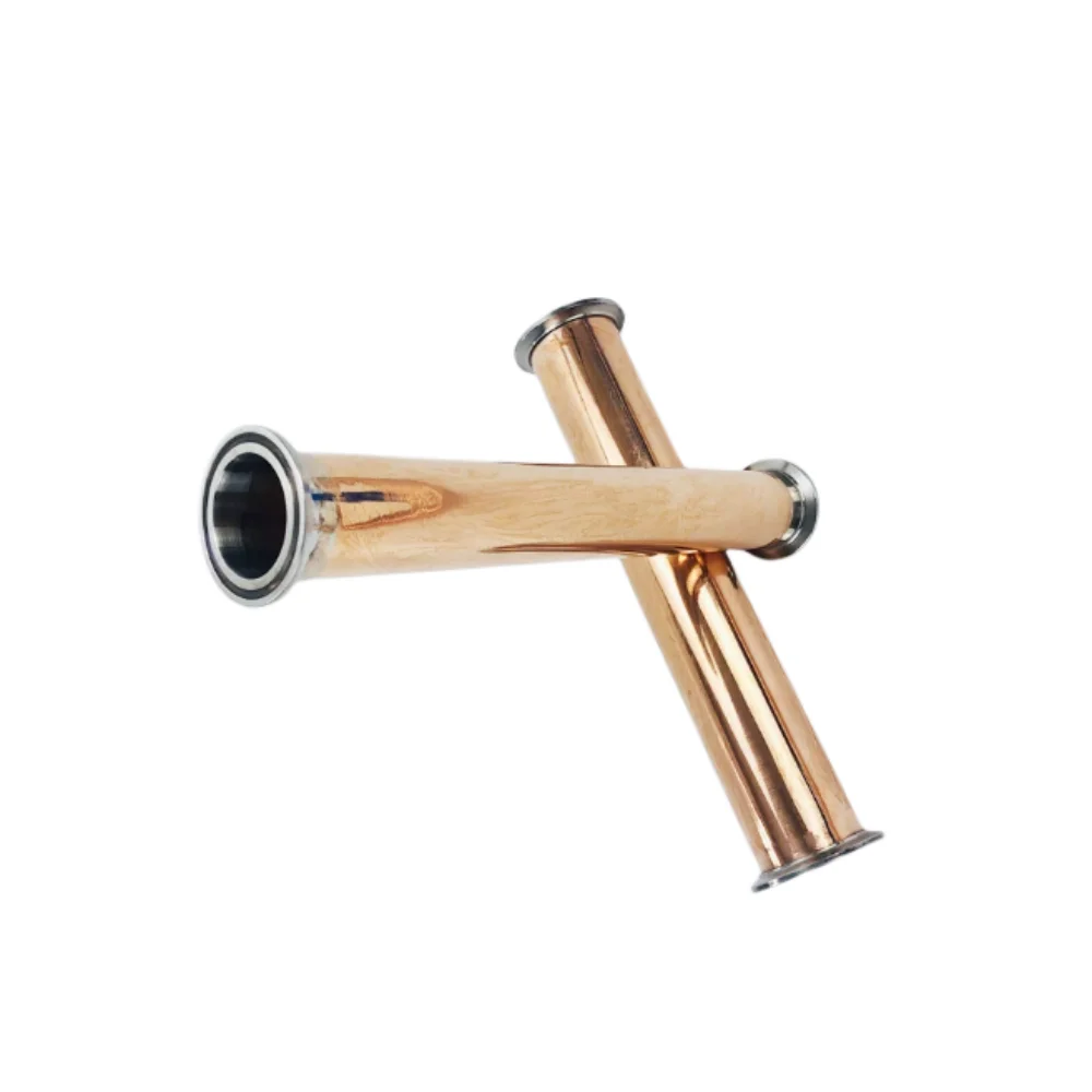 Whiskey .Distillation L-500mm Pure coppe.Copper Cone, Reducer 6" (154mm) x 2"(51mm)
