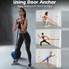 New natural latex resistance band sports resistance band set for men and women's muscle training elastic band 3