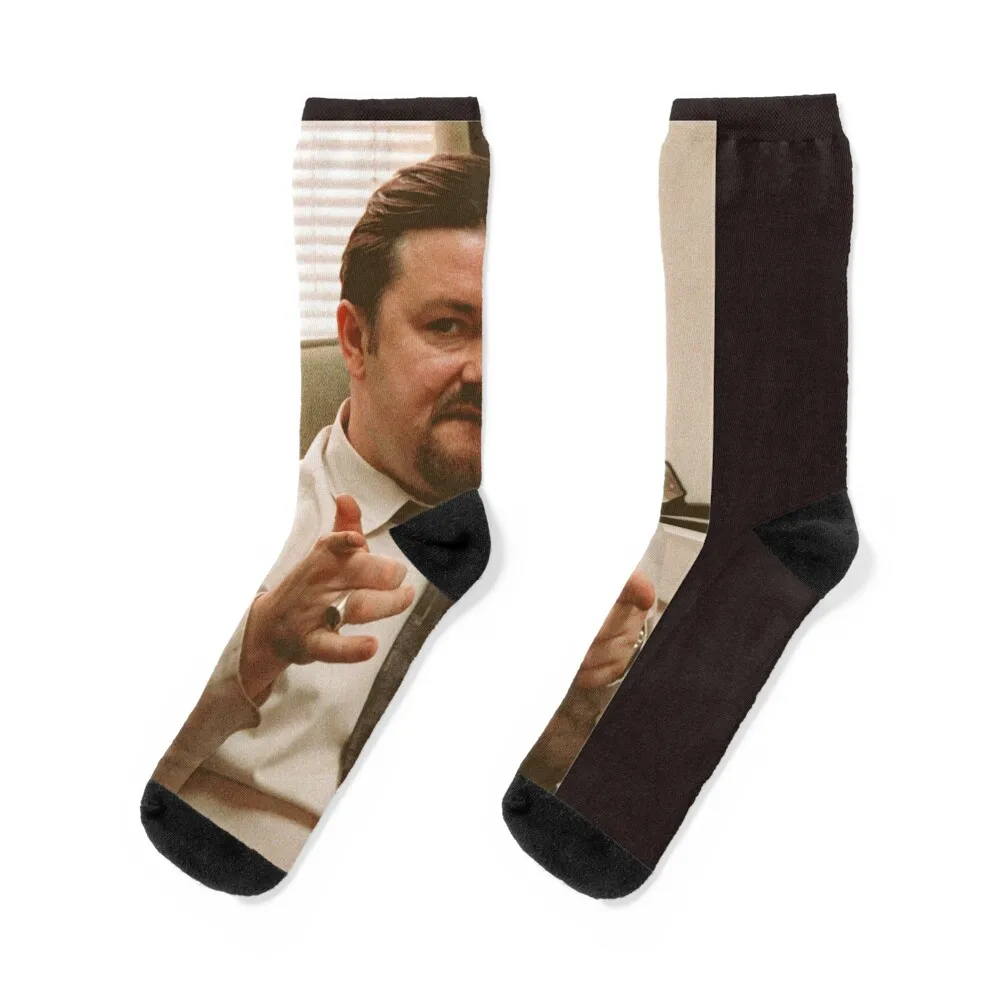 

David Brent - The Office UK Classic T-Shirt Socks Novelties professional running Boy Child Socks Women's