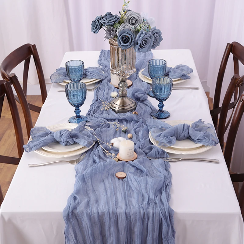 Gauze Cheesecloth Napkins 19.7 x 19.7 Inch Dinner Cloth Napkins cotton napkins 6 PCS