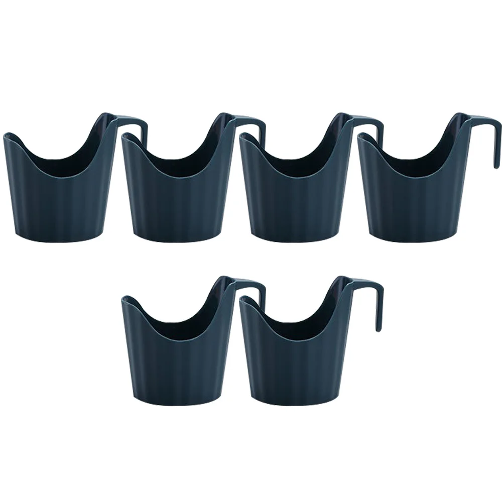 Anti Scalding Cup Holder 6 Pcs Paper Cup Sleeve Disposable Cups Holder Plastic Coffee Sleeve Insulated Tumbler