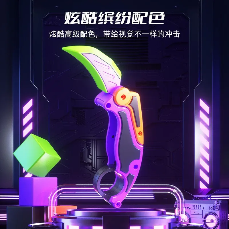 3D Printing Gravity Claw Knife Toy Gravity Training Decompression Artifact Decompression Card Pushing Gift Fidget Toys