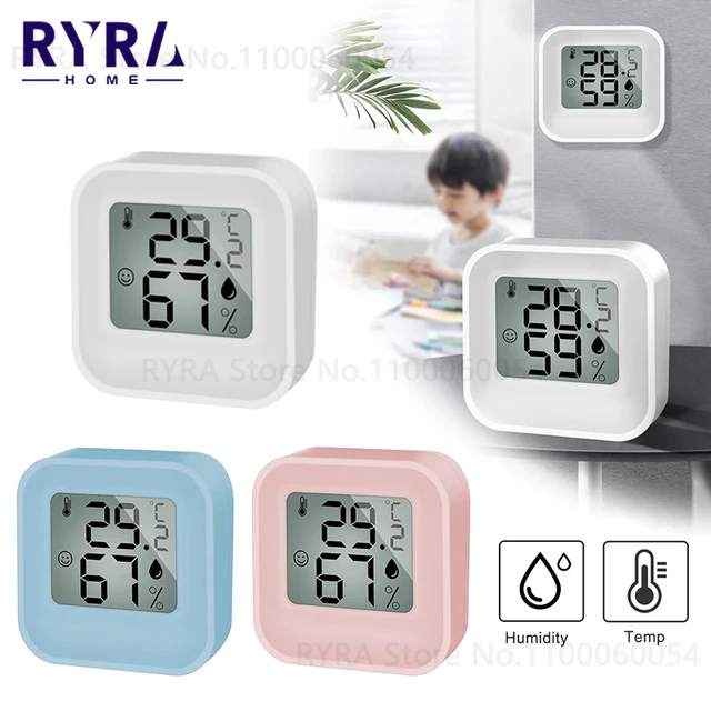 Indoor Thermometer Mini LCD Digital Temperature Sensor Home Baby Room  Temperature And Humidity Monitor Home Weather Station - AliExpress