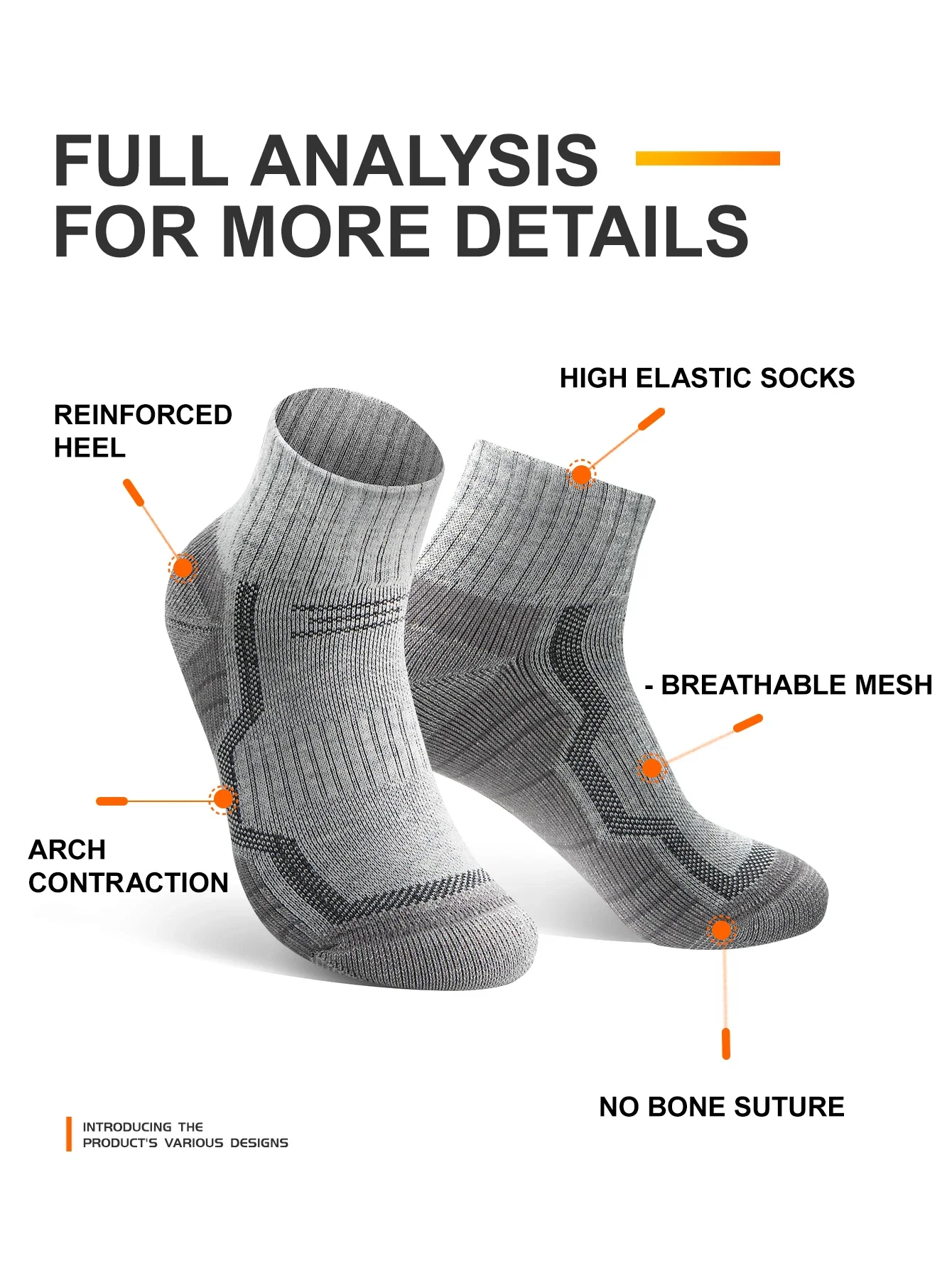 1/3 Paar Thermo-Socken aus Merinowolle für den Winter, warm, zum Skifahren, Wandern, Snowboarden, Klettern, Kompressions-Sportsocken – Detail 4