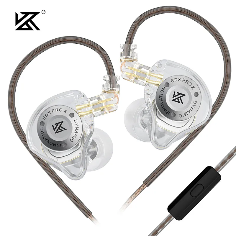 KZ EDX PRO X Dynamic Drive Earphone HIFI Bass Earbud DJ Sport Music Cancelling H