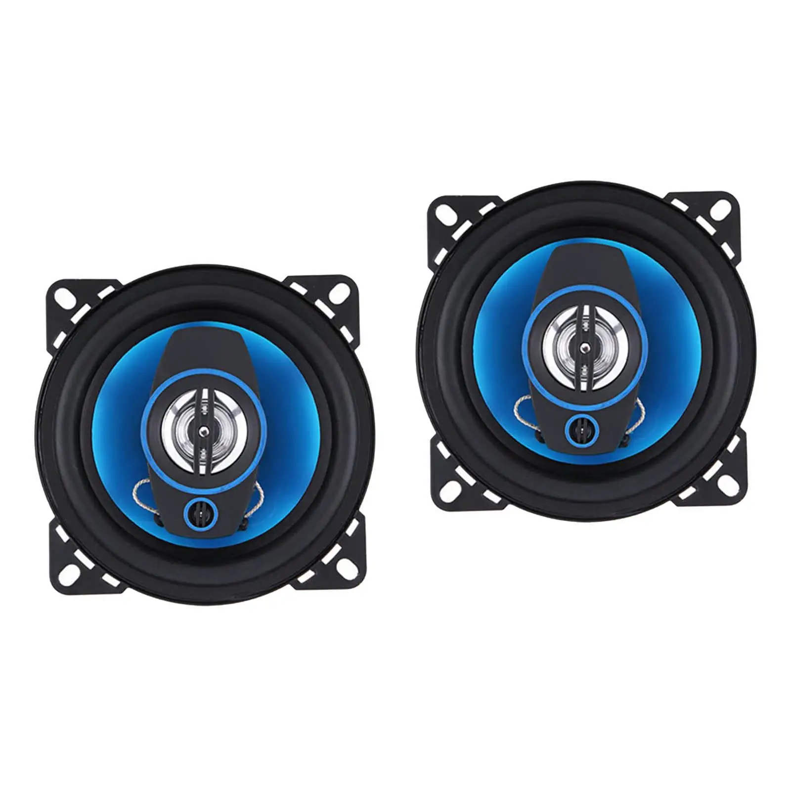 2x 4 inch 300 Watts High Performance Component Accessories Full Range Black