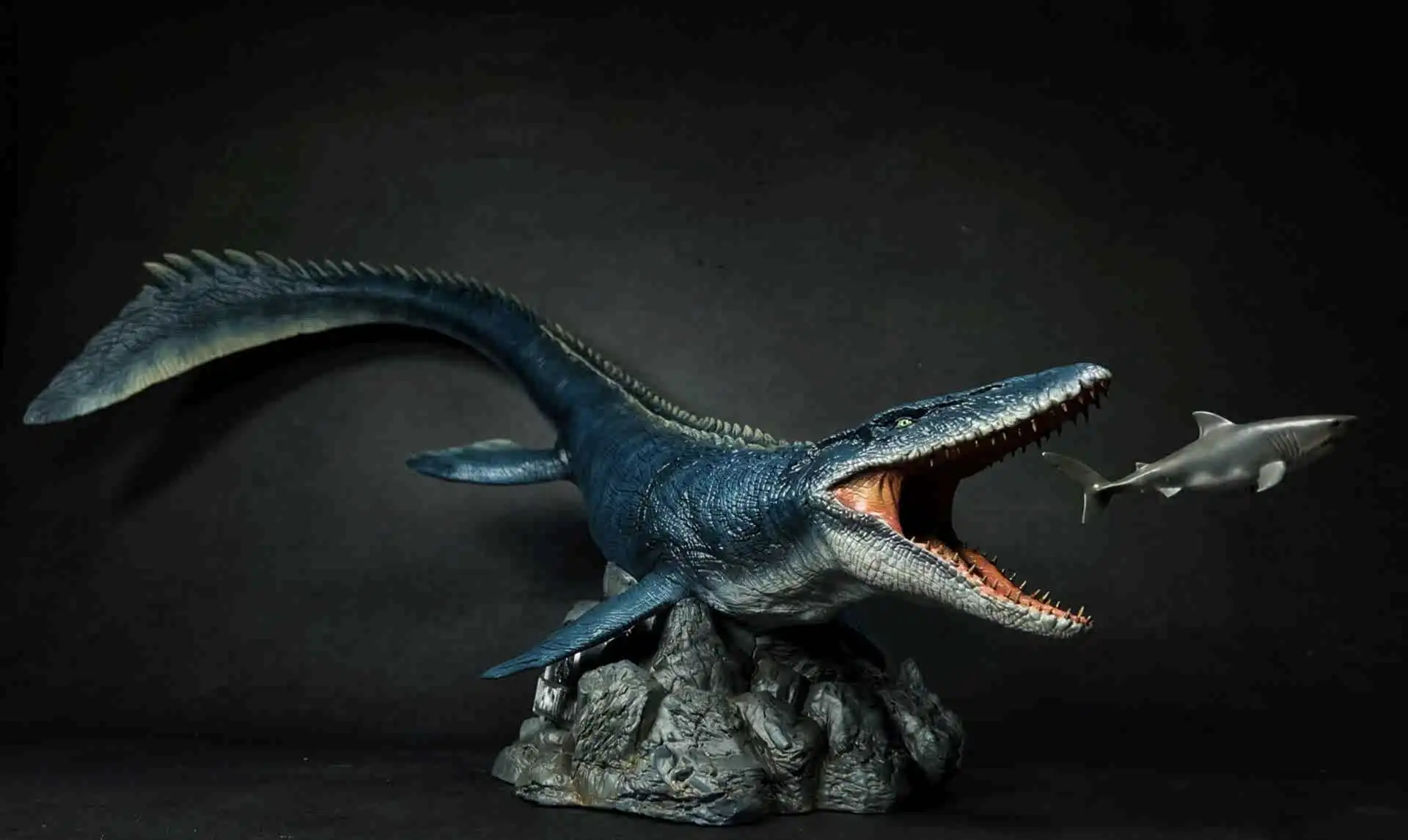 In Stock W-DRAGON Jurassic Movies Mosasaurus Dinosaur Model