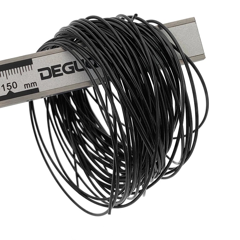 Premium Food-Grade Black Flexible Silicone Rubber Hose - Multiple Inner Diameters Available