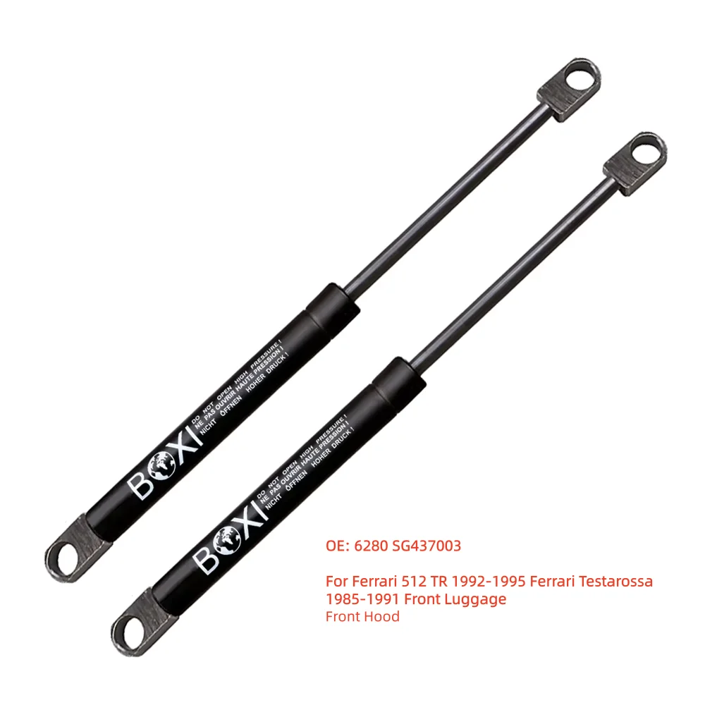 2 Pezzi Ammortizzatori Supporto Cofano Anteriore 6280 SG437003 per Ferrari 512 TR 1992-1995 Ferrari Testarossa 1985-1991 Bagagliaio Anteriore