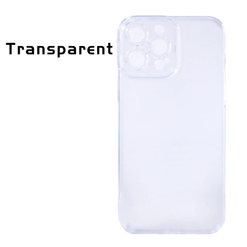 Shockproof Frosted Case For iPhone 13/Pro/Pro Max Luxury Transparent Silicone Bumper Clear Hard Anti-fingerprint PC Cover iphone 11 phone case