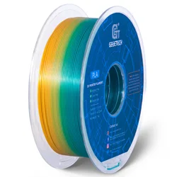 Premium 1kg Tangle-Free 3D Printer Filament - PLA PETG, 1.75mm, Black & White, Vacuum Sealed (Color Gradient PLA)