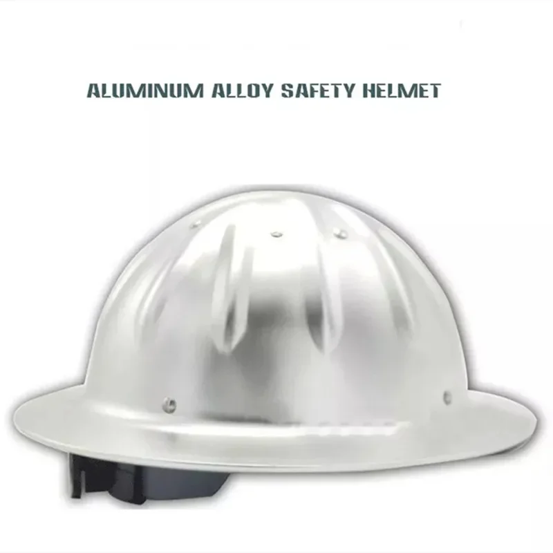 Aluminum Construction Safety Helmet Hard Cap Engineering Premium Sunshade Helmet Railway Metallurgy Mine Safety