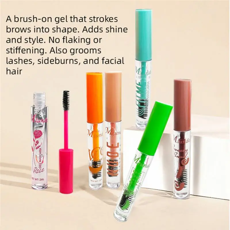 Transparente sobrancelha cílios estilo creme fino natural sobrancelha estilo gel duradouro grosso rímel à prova dwaterproof água líquido cílios maquiagem 3